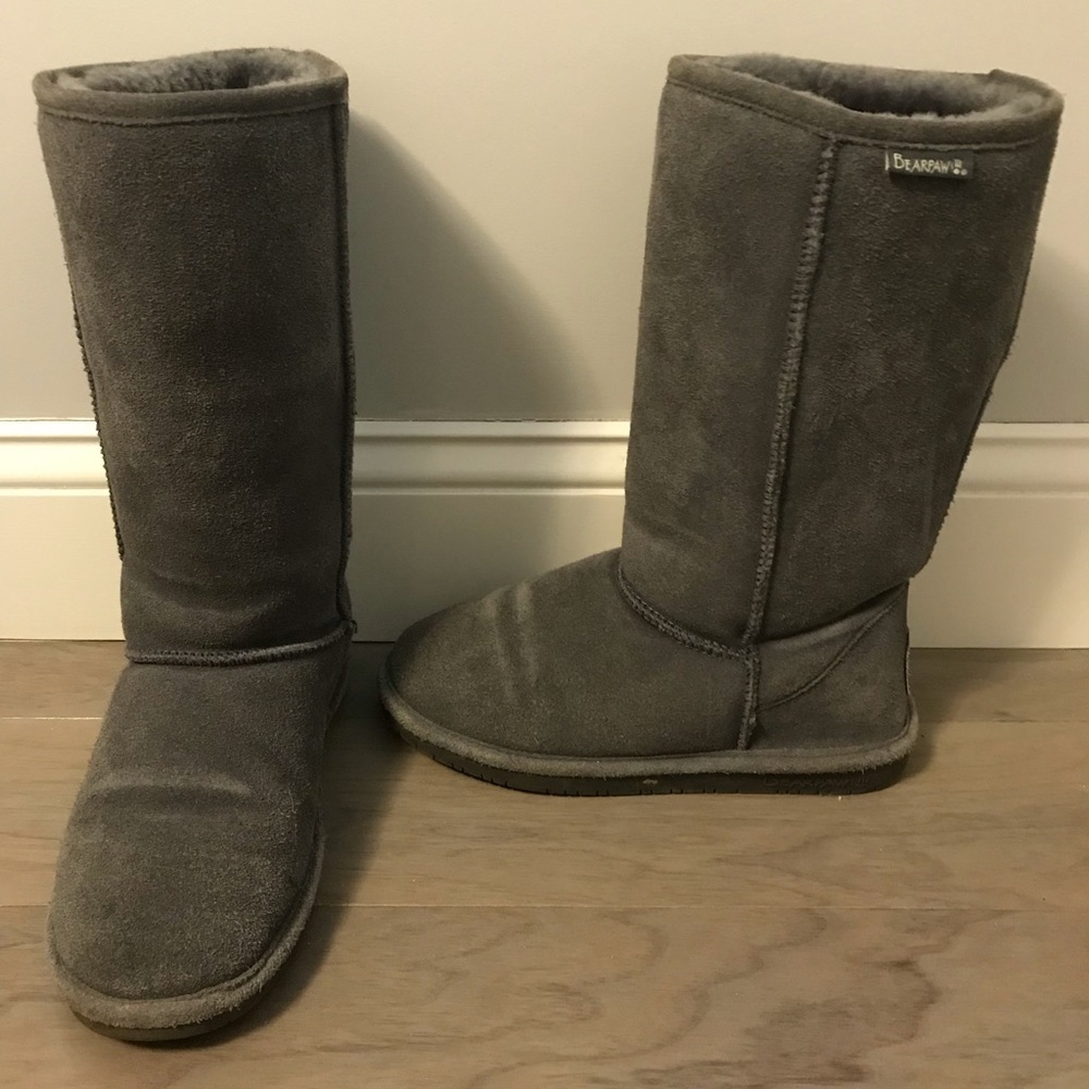 Gray BearPaw Boots